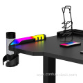 Amazon Top Electric Stand Up Gaming Table With Led Lights Pc Laptop Computer Gaming Desk Adjustable Height